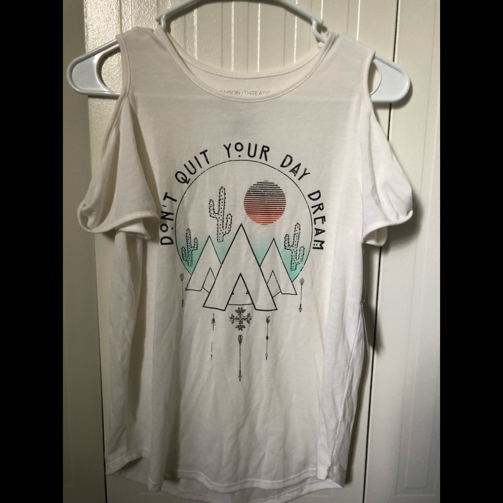 NWT. Don’t quit your day dream top